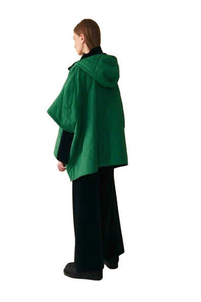 PANÇO Uniseks Yeşil Panço - W22W06D088PÇ - Resim 7