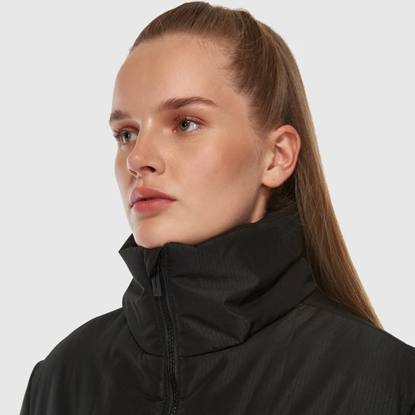 NB Lifestyle Women Jacket Kadın Siyah Mont - WNJ3427 - Resim 5