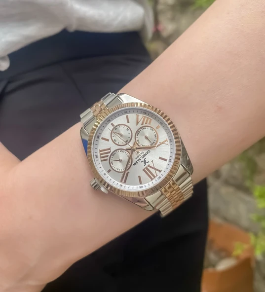 Daniel Klein DKE.1.10847 Exclusive Tüm Fonksiyonlar Aktif 3 ATM Su Geçirmezliğe Sahip Kadın Kol Saati - Resim 3