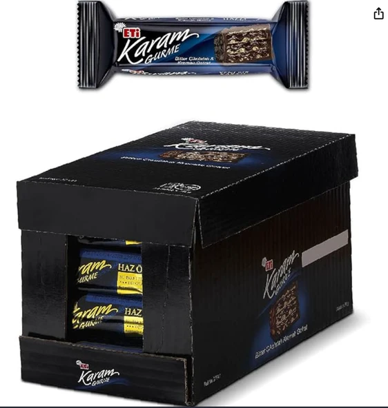 Eti Karam Gurme Bitter Çikolatalı Gofret 50 gr 21 adet ürün görseli 1