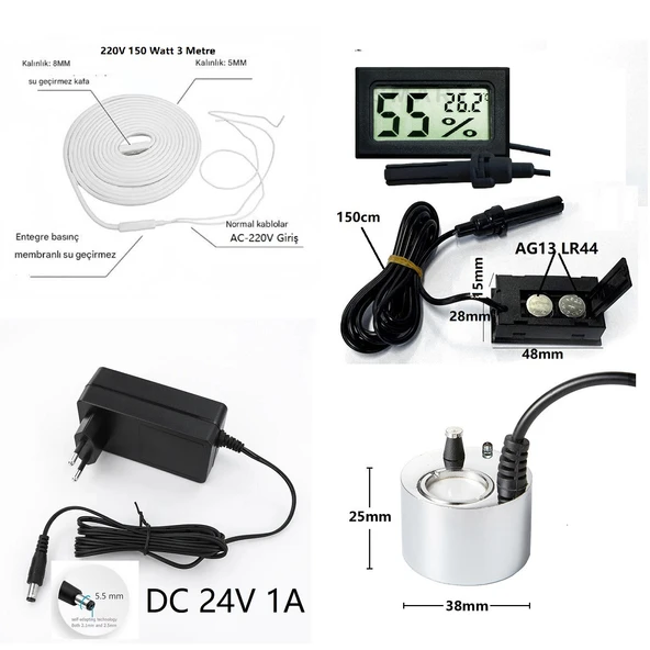 YATE10 W9005 KULUÇKA MAKİNASI YAPMA SETİ - Resim 2