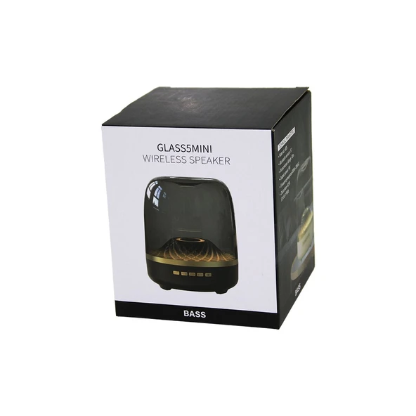 MİKA KRİSTAL FANUS MODEL   WİRELESS   USB ŞARJLI  SPEAKER HOPARLÖR  RGB IŞIKLI   AUX - TF - DC5V (5224) ürün görseli 1