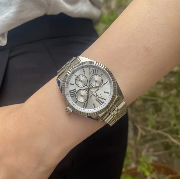 Daniel Klein DKE.1.10847 Exclusive Tüm Fonksiyonlar Aktif 3 ATM Su Geçirmezliğe Sahip Kadın Kol Saati - Resim 6