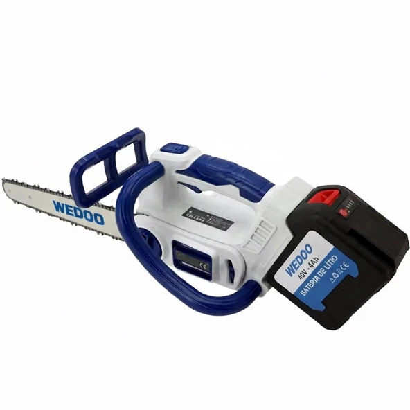 Wedoo MLS-0043 Akülü Ağaç Kesim Motoru 40V 2 Batarya - Resim 4