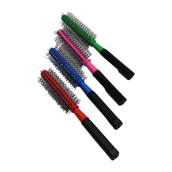 PLASTİK RENKLİ SAÇ FIRÇA - TARAK (5224) AZ-5224Gok150964 ürün görseli 1