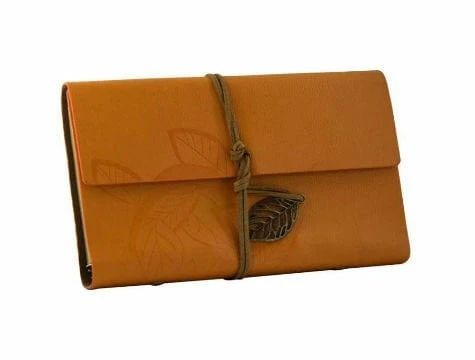 Cüzdan Görünümlü Ayraçlı Günlük - Not Defteri EVV-6532Y - Resim 2