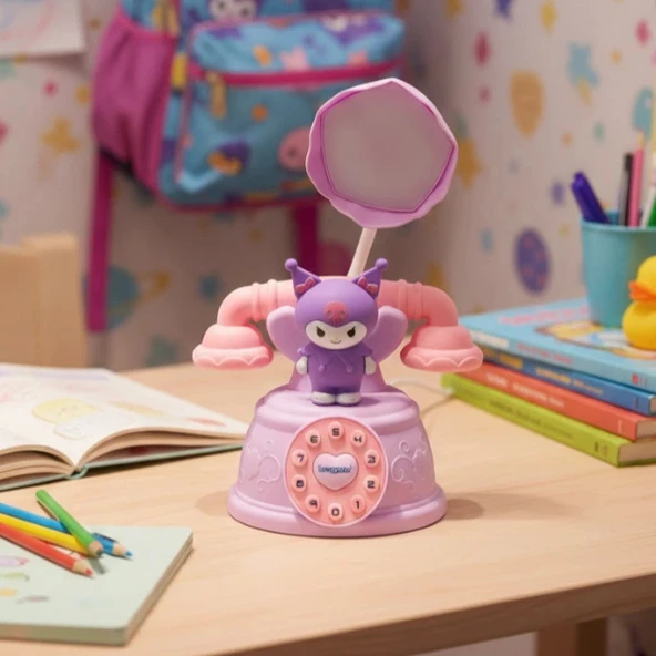 Kuromi Şarjlı Masa Lambası - Resim 2