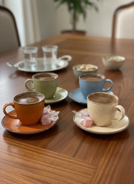 Askılı 4lü Espresso Fincan takımı 90 ml - Resim 2