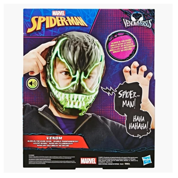 Marvel Spider-Man Venom Versus Sesli Maske G1828 - Resim 6