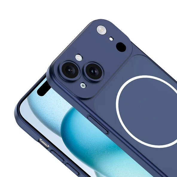 iPhone 15 İphone 17 Görünümlü Kılıf Kablosuz Şarj Özellikli Kamera Korumalı Spark Kapak - Resim 9