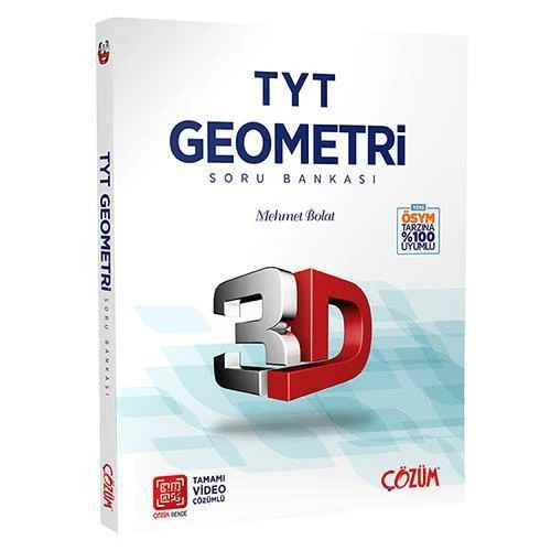 TYT 3D Geometri Tamamı Video Çözümlü Soru Bankası 3D Yayınları ürün görseli 1