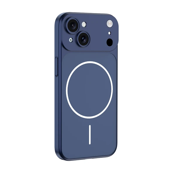 iPhone 15 İphone 17 Görünümlü Kılıf Kablosuz Şarj Özellikli Kamera Korumalı Spark Kapak - Resim 5