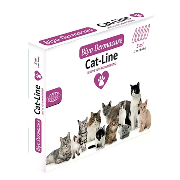 Biyoteknik Biyo Dermacure Cat-line Deri ve Tüy Bakım Ürünü ürün görseli 1