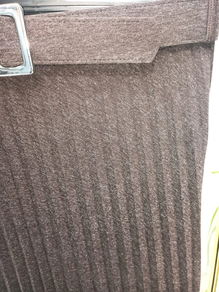 ECRİN KUMAŞ PİLELİ ETEK - Resim 5