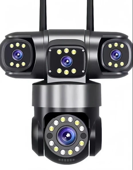 EsVision ES-5904 8MP 4 Lensli Akıllı Güvenlik Kamerası Hieasy Wifi Gece Görüş Sesli Kişi Takibi - Resim 7