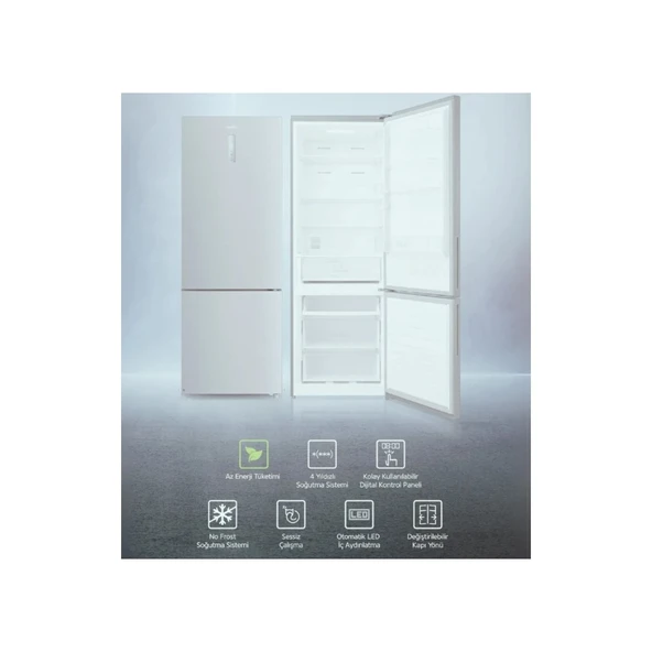 Simfer SR-2520 Kombi No Frost Buzdolabı - Resim 3