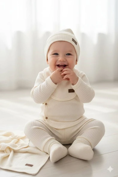 Erkek Bebek Raporlu 7 Li Zıbın Hastane Çıkış Seti ürün görseli 1