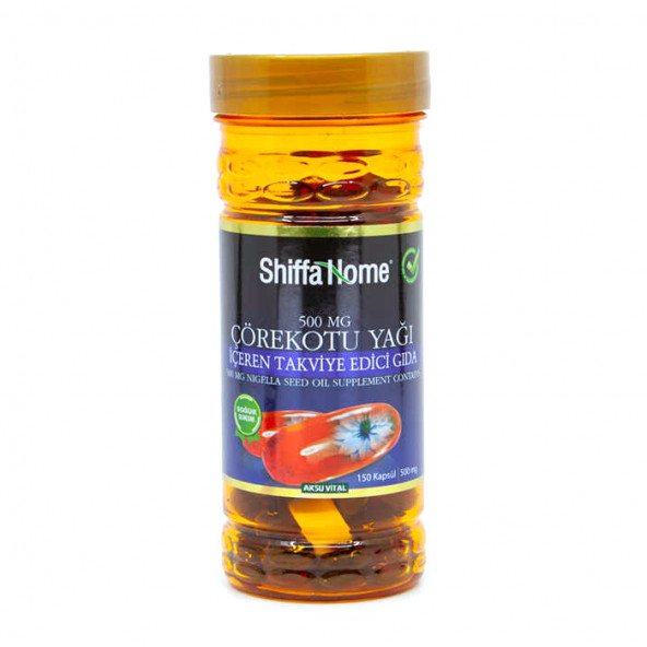 Shiffa home Black Seed Oil 500 mg x 150 softgels