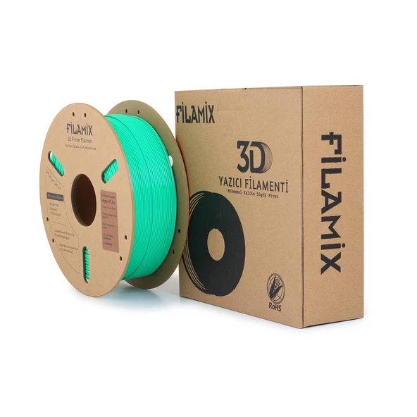 Filamix Hyper Pla Çim Yeşili Filament 1.75mm 1Kg – Yüksek Hızlı Pla ürün görseli 1