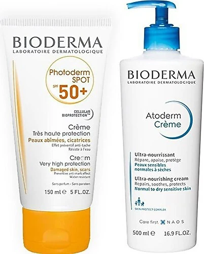 Bioderma Photoderm Spot Spf 50+ 150 ml + Atoderm Cream 500 ml ürün görseli 1