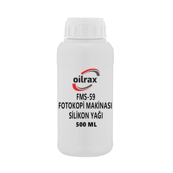 OILRAX FOTOKOPİ MAKİNASI SİLİKON YAĞI - 500 ML(Ricoh Xerox Canon Kyocera Sharp Konica Minolta) - Resim 4
