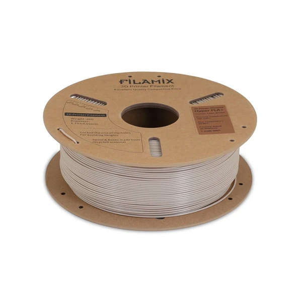 Filamix Hyper Pla Açık Kahve (Bej Ton) Filament 1.75mm 1Kg – Yüksek Hızlı Pla - Resim 3
