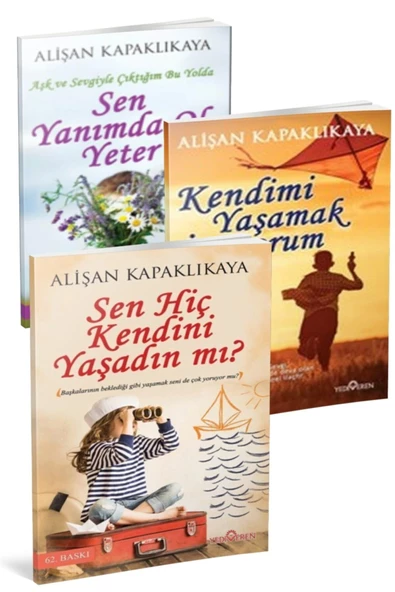 Alişan Kapaklıkaya Kitap Seti 3 Kitap Takım - Yediveren Yayınları