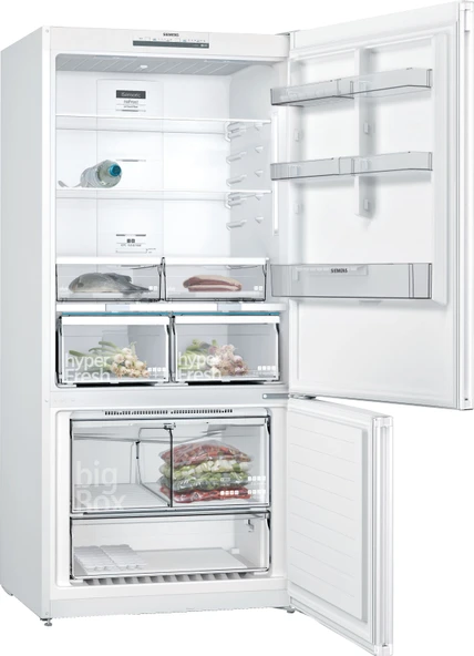 Siemens KG86NDWF0N 186x86 cm Alttan Donduruculu Beyaz Buzdolabı ürün görseli 1