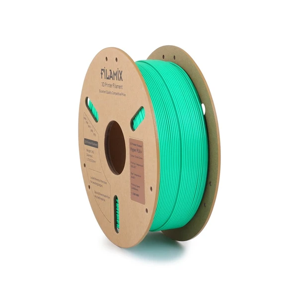 Filamix Hyper Pla Çim Yeşili Filament 1.75mm 1Kg – Yüksek Hızlı Pla - Resim 2