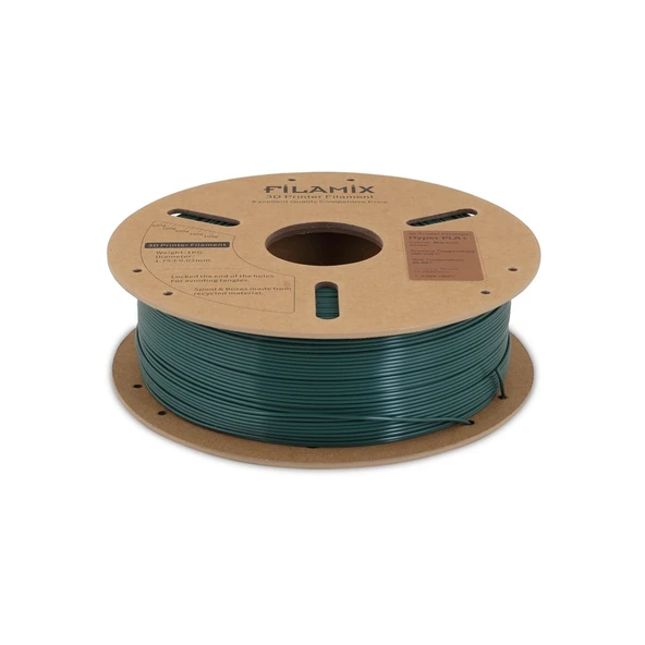 Filamix Hyper Pla Siyahımsı Yeşil (Gece Yeşili) Filament 1.75mm 1Kg – Yüksek Hızlı Pla - Resim 3