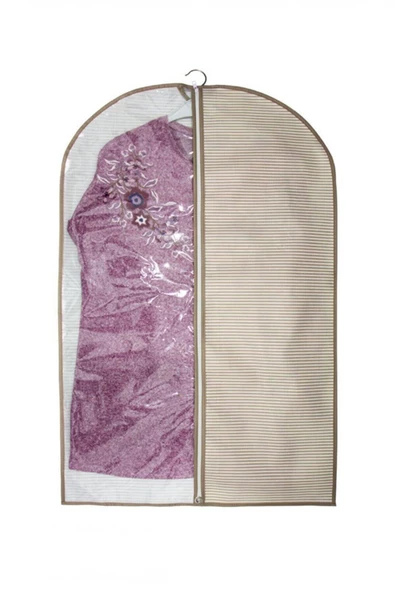 Lüks Pencereli Elbise Kılıfı Büyük Boy 62 x 130 cm - Resim 2