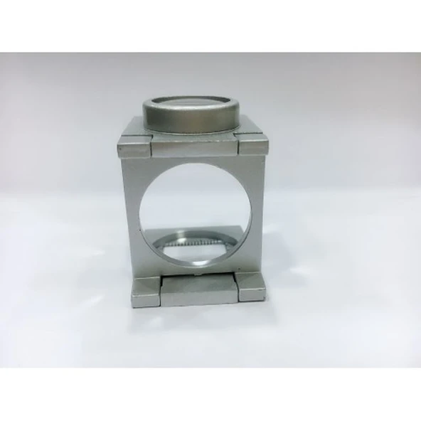 20 Mm Büyüteç Lup Dokumacı Büyüteci Full Çelik Katlanabilir Th9007A - Resim 6