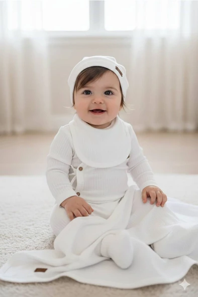 Erkek Bebek Raporlu 7 Li Zıbın Hastane Çıkış Seti ürün görseli 1