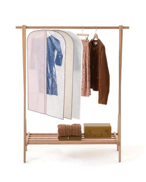 Lüks Pencereli Elbise Kılıfı Büyük Boy 62 x 130 cm - Resim 5