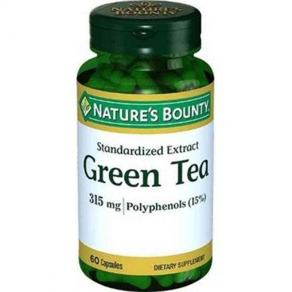 Natures Bounty Green Tea Extract 315 mg 60 Kapsül