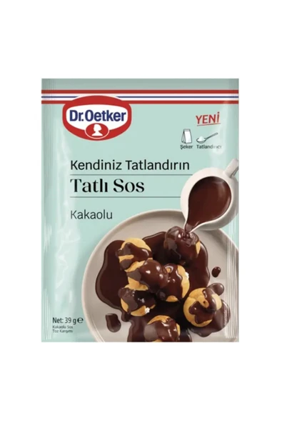 Dr.Oetker Kendiniz Tatlandırın Tatlı Sos Kakaolu 39 g ürün görseli 1