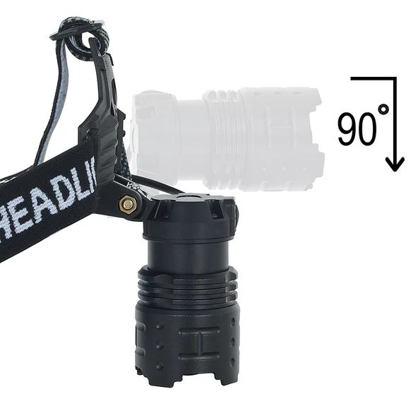 GT100 Led Şarjlı Kafa Lambası WT-628 - Resim 4