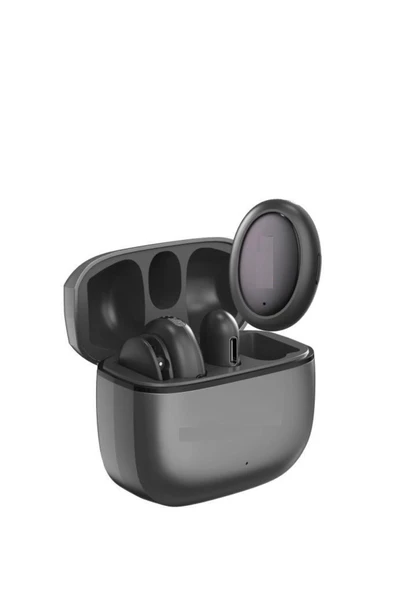 03 Siyah AI Destekli Gürültü Azaltma Şarj Kutulu Kablosuz Yaka Mikrofonu ürün görseli 1