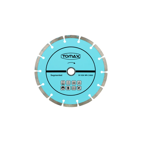 Segmentli Elmas Beton Kesici Disk - 230x2,4x22 ürün görseli 1