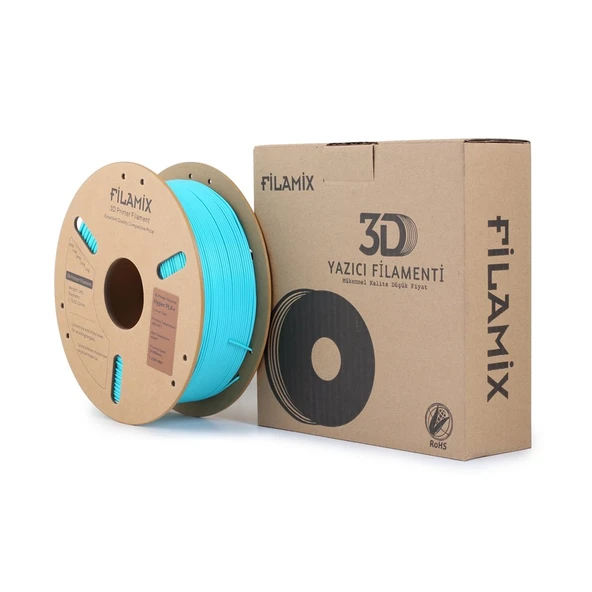 Filamix Hyper Pla Camgöbeği (Cyan) Filament 1.75mm 1Kg - Yüksek Hızlı Pla ürün görseli 1