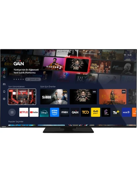 Toshiba 65UV3463DT 65'' 164 Ekran Uydu Alıcılı 4K Ultra HD VİDAA Smart LED TV ürün görseli 1