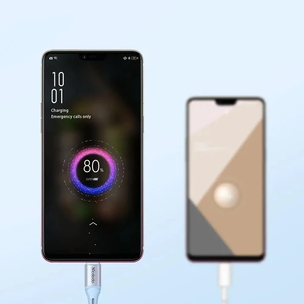Mcdodo CA-1851 Micro USB 4A Hızlı Data ve Şarj Kablosu 1.2m - Beyaz - Resim 2