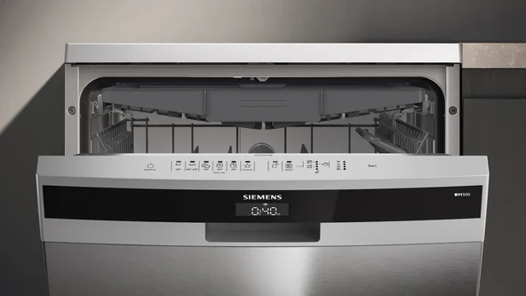SİEMENS SN25EI63MT iQ500 Solo Bulaşık Makinesi 60 cm Kolay Temizlenebilir Inox - Resim 3