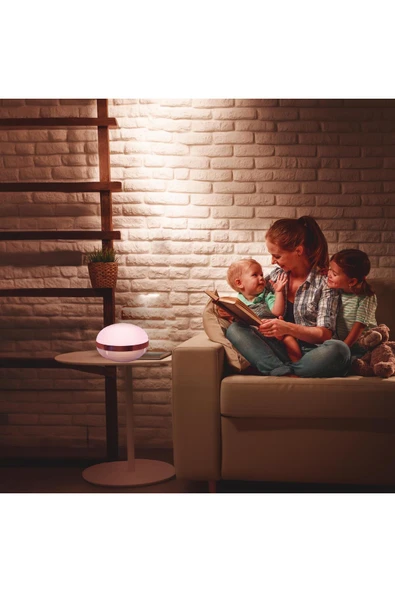 HP69 Şarjlı Kumandalı Akıllı Gece Lambası Beyaz - Resim 4