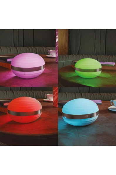 HP69 Şarjlı Kumandalı Akıllı Gece Lambası Beyaz - Resim 3