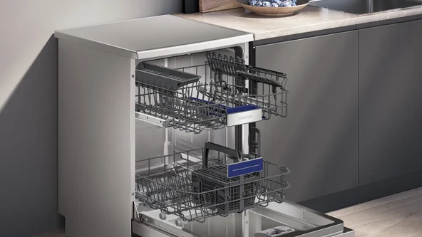 SİEMENS SN15EI00KT iQ500 Solo Bulaşık Makinesi 60 cm Kolay Temizlenebilir Inox - Resim 4