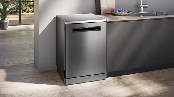 SİEMENS SN15EI00KT iQ500 Solo Bulaşık Makinesi 60 cm Kolay Temizlenebilir Inox - Resim 3