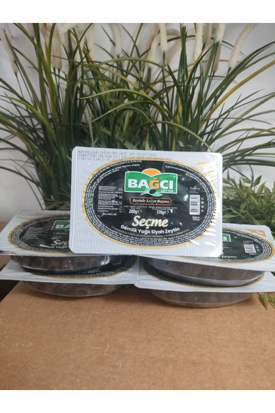 Bağcı gemlik yağlı siyah secme zeytin 200 gr X 5 ürün görseli 1
