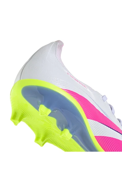adidas Predator League Fg/Mg Erkek Beyaz Futbol Krampon ID1330 - Resim 7
