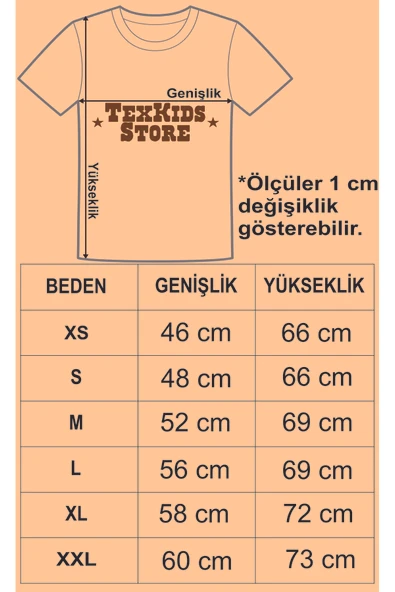 TexKid Kişiye Özel Baskılı Unisex Tişört (ÇİFT YÖN BASKILI) - Resim 2